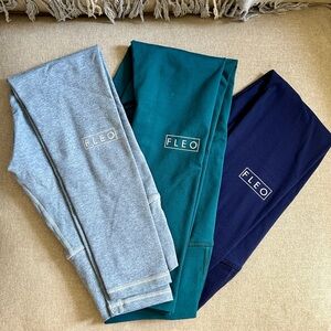 Fleo bundle 3 pairs 25” El Toro leggings, S